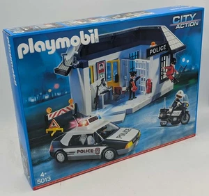 PLAYMOBIL 5013 US-Police Komplettset Polizeirevier Polizeiauto Polizei NEU - Bild 1 von 10