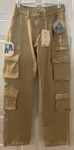 L💖VEGEN Cargohose Damengröße 3/27 khaki neu mit Etikett UVP 88,98 $ - Bild 1 von 5