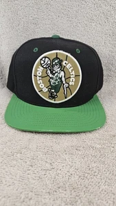 Mitchell & Ness Blk/Green NBA Boston Celtics Lg Patch HWC Snapback OSFA*FREE SHI - Picture 1 of 8