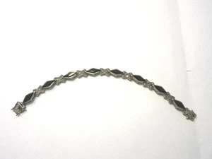 Silberarmband Markasiten & Oxyn Steine (925er) OM4191 - Picture 1 of 2