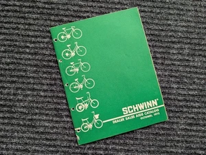 Manual promocional Schwinn 1972 concesionario de bicicletas ayuda a la venta-original - Imagen 1 de 7
