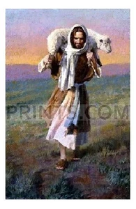 Morgan Weistling Lord is My Shepherd - Jesus and Lamb - Picture 1 of 1