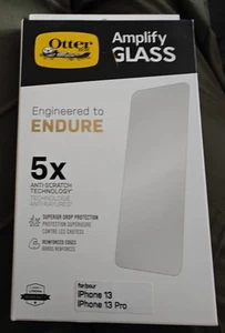 Protector de pantalla de vidrio amplificado OtterBox para Apple iPhone 14/13/13 Pro - Imagen 1 de 3