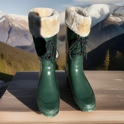 Botas MUCK Originales De Colección Botas Altas Forradas de Piel Talla 9 Foto 1 de 4