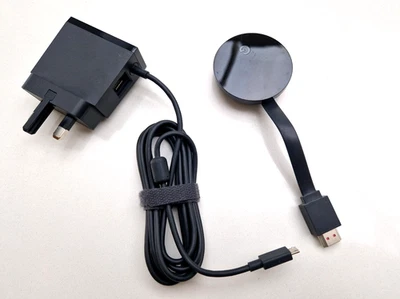 Google Chromecast Ultra HD 4K with Power Ethernet Adapter, Fast Delivery - Image 1 of 3