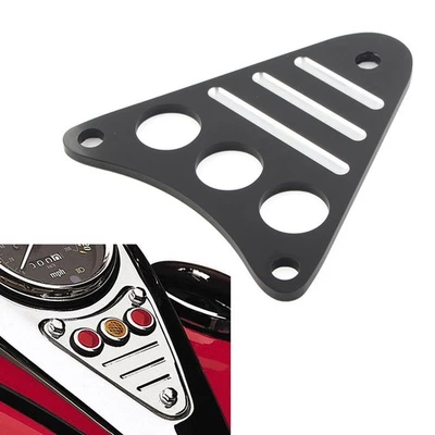 Cubierta de placa de tablero CNC negra para Kawasaki VN800 Vulcan Custom Classic 1995-2006 Foto 1 de 4