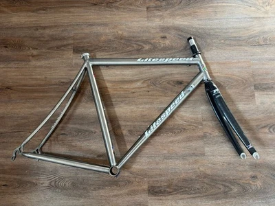 Litespeed Vortex Titanium / Ti Road Bike Frameset Frame & Reynolds Ouzo Pro Fork - Image 1 of 4