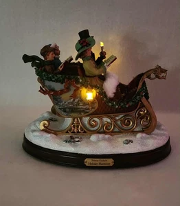 Thomas Kinkade Holiday Harmony {Singendes Schlitten-Meisterwerk} #A0567 0I-17665-001 - Bild 1 von 7