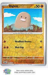 Diglett 050/165 - Scarlet & Violet 151 *REVERSE Holo Foil* NM - Picture 1 of 2