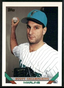 Scott Chiamparino 1993 Topps #711 Florida Marlins - Imagen 1 de 2