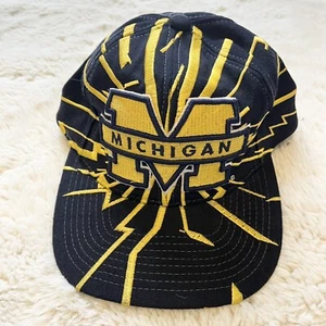 Rare 90s Vintage Starter Collision Michigan Wolverines Snapback Hat - Picture 1 of 4