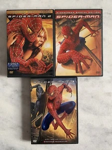 Spiderman Original Trilogy: Marvel, Toby Maguire, Kirsten Dunst, Stan Lee, OOP - Picture 1 of 4