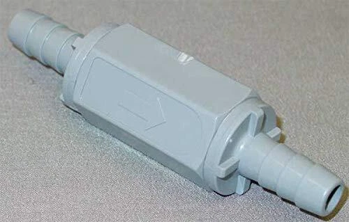 Válvula de retención de resorte de cono de bola de PVC gris púa de 3/8" Foto 1 de 1