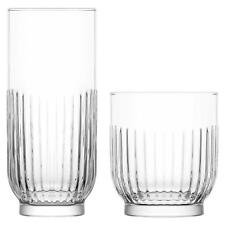 12x Tokyo Art Deco Drinking Glasses Vintage Glass Tumblers Highball & Whiskey
