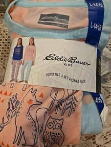 Eddie Bauer Kids 4-piece Pajamas, Light Pink, L (14-16) - Picture 1 of 6