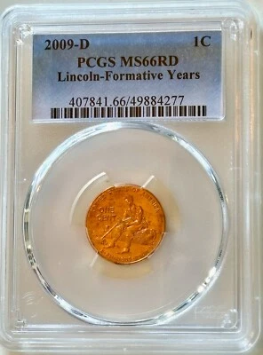 2009 1C PCGS MS66RD Lincoln-Formative Years - Image 1 of 3