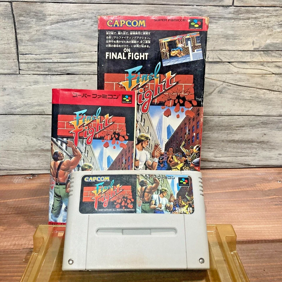 SFC SNES Final Fight Japanese With box and instructions - Image 1 of 1