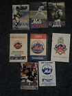 ? Vintage Mlb 1981-2000 New York Mets Pocket Schedule Lot-7 Rare