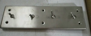 Bradley Sicherheit Handtuch 4 Haken Aufhänger Schwerlast Satin Edelstahl Modell Sa41 - Bild 1 von 3