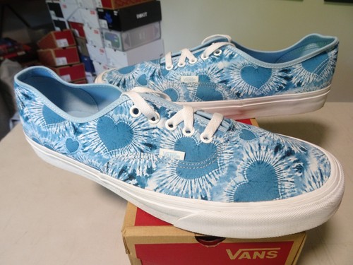VANS Authentic SF + TIE DYE HEARTS + RARE SCARPE DA SKATE TAGLIA 13 UOMO VN0A5KS9BG SK8