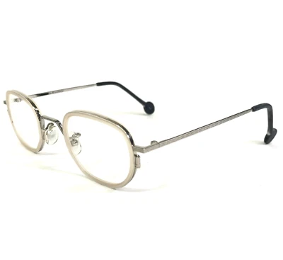 Vintage la Eyeworks Eyeglasses Frames SANGER 132M405 Nude Silver 40-25-130 - Image 1 of 4