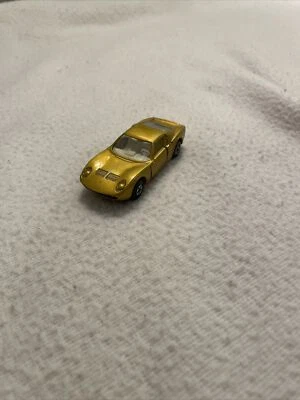 🔥 Matchbox Superfast #33 Lamborghini Miura dorado, base roja, blanco interior Foto 1 de 4