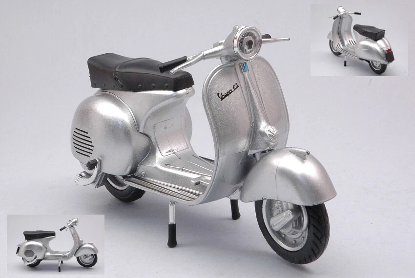 Vespone Vespa 150 Gs 1956 Silver 1:12 Model 57863 NEW RAY - Immagine 1 di 1