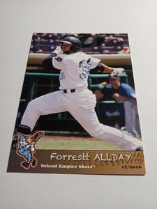 2016 Inland Empire 66ers (Class A-Los Angeles Angels) Forrestt Allday