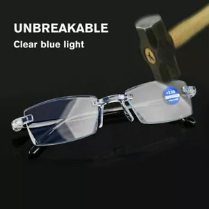 2PC Reading Glasses Blue Light Filter +1.0 1.5 2.0 2.5 Women Men Eyeglasses - Picture 1 of 10