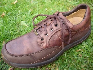 Clarks IMPERMEABLE Active-Air GORE-TEX XCR Zapato de Cuero Nogal Hombres UK-9 G EU-43 M - Imagen 1 de 7