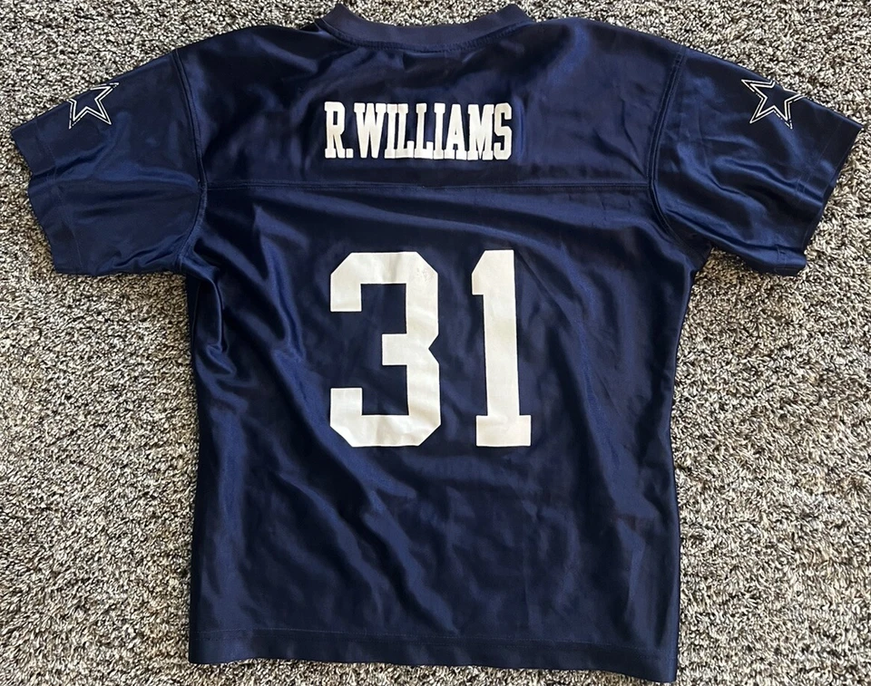 NFL Dallas Cowboys For Her Roy Williams #31 Mercancía Oficial Camiseta de Fútbol Pequeña Foto 1 de 3