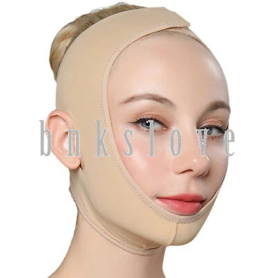 V-Line Face Lift Up Slim Mask Anti-Aging Thin Chin Cheek Slimming Strap Band - Image 1 of 4