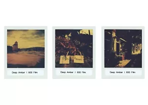 "Deep Amber" Color ND Filter for Polaroid 600 & SX-70 | Duochrome Style - Picture 1 of 7