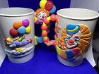 Vintage Ringling Brothers Barnum Bailey Lot Of 2 Cup 3D Mug 1990 Retro