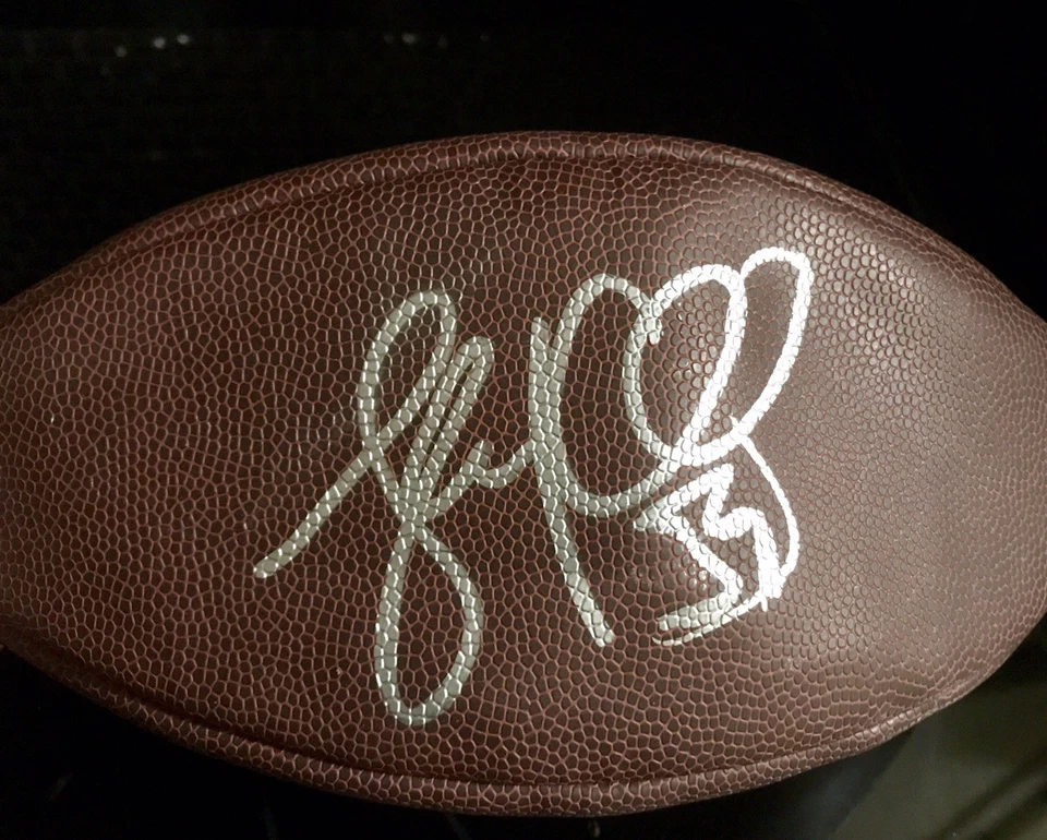 Luke Kuechly autographed replica football Carolina Panthers JSA Signed - Image 1 of 1