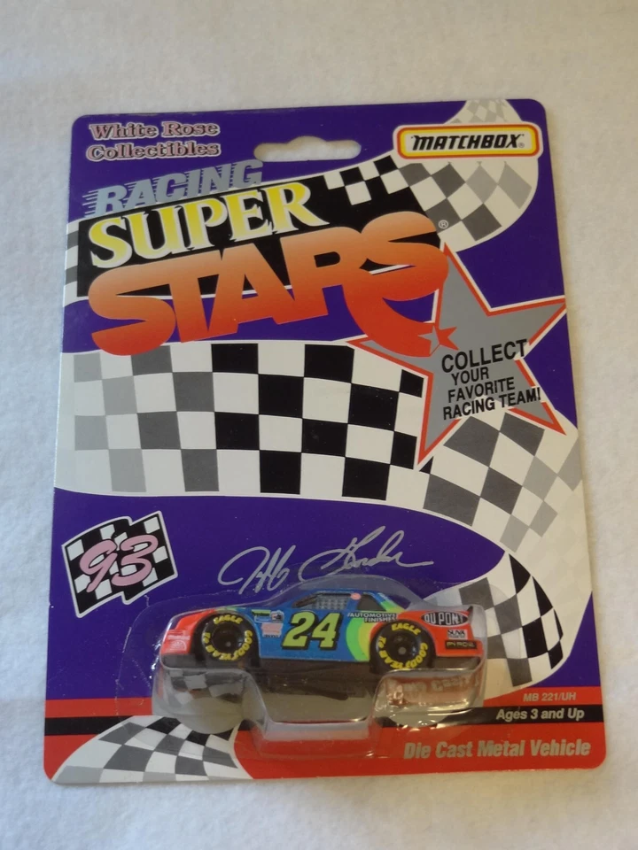 1993 Jeff Gordon Car Matchbox Dupont Chevrolet Lumina Rookie Season NASCAR - Image 1 of 2