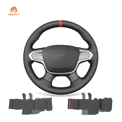 MEWANT PU Leather Steering Wheel Cover for Chevrolet (Chevy) Colorado Traverse - Image 1 of 4