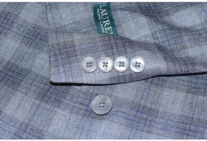 New Lauren Ralph Lauren Gray Plaid Check Blazer Men's Sport Coat Jacket Size 40R - Bild 1 von 7