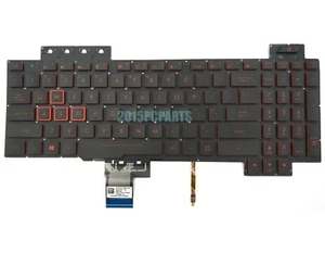 New Asus TUF Gaming FX504 FX504GD FX504GE FX504GM Keyboard US backlit - Picture 1 of 4