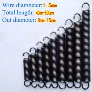 Extension Spring Expansion Tension Spring with hook Wire Dia 1.5mm Long 40~500mm - Picture 1 of 4