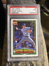1991 Topps Desert Shield #6 Nolan Ryan PSA 9 Rangers HOF