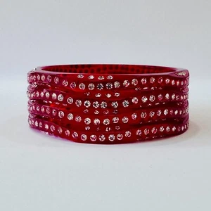 Brazaletes - Bollywood Churi - India Paquistaní Bengalí - Eid Diwali Boda Fiesta - Imagen 1 de 21