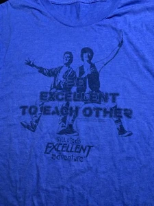 Camiseta novedosa para hombre M Blue Bill y Ted - Imagen 1 de 2