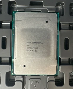 Intel CONFIDENTIAL QN0C-XEON 6136 1.70Ghz 8 Core 11MB LGA3647 CPU #S-14 - Picture 1 of 2