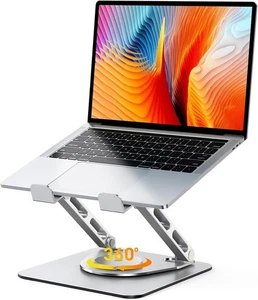 Pivotant 360° Support Ordinateur Portable - Double Barres Réglables Support P... - Zdjęcie 1 z 7