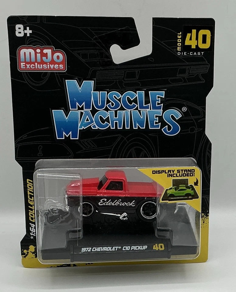 1972 Chevrolet C10 PICKUP 1 64 DIECAST MUSCLE MACHINES 15567RD