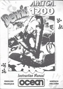 DENNIS COMMODORE AMIGA 1200 MANUALE USATO ITALIANO FR1 88923 - Afbeelding 1 van 2