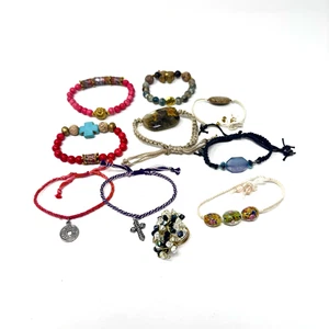 Handgefertigter Schmuck Armbänder Ring 10 Stück - Bild 1 von 8