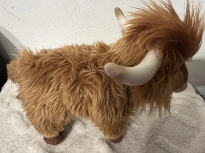 Aurora Miyoni Highland Cattle 10 Inch Soft Plush Figure - Image 1 of 4