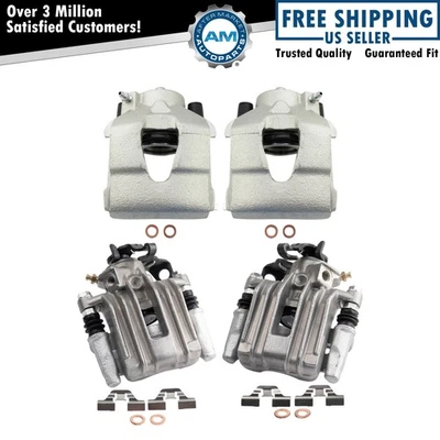 Комплект тормозных суппортов подходит для Volkswagen Beetle 1999-2006 Golf 1998-2010 годов выпуска - Изображение 1 из 4